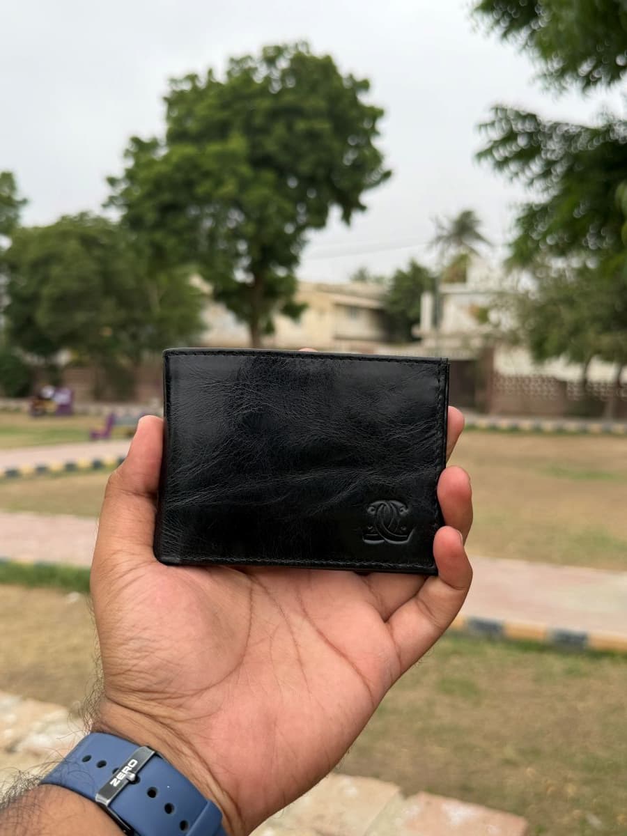 Genuine leather card holders for men
